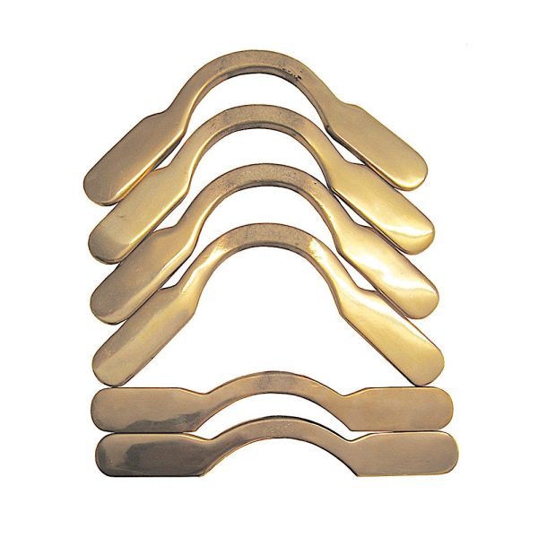 flat brass rounded bracket | Palko Wholesale