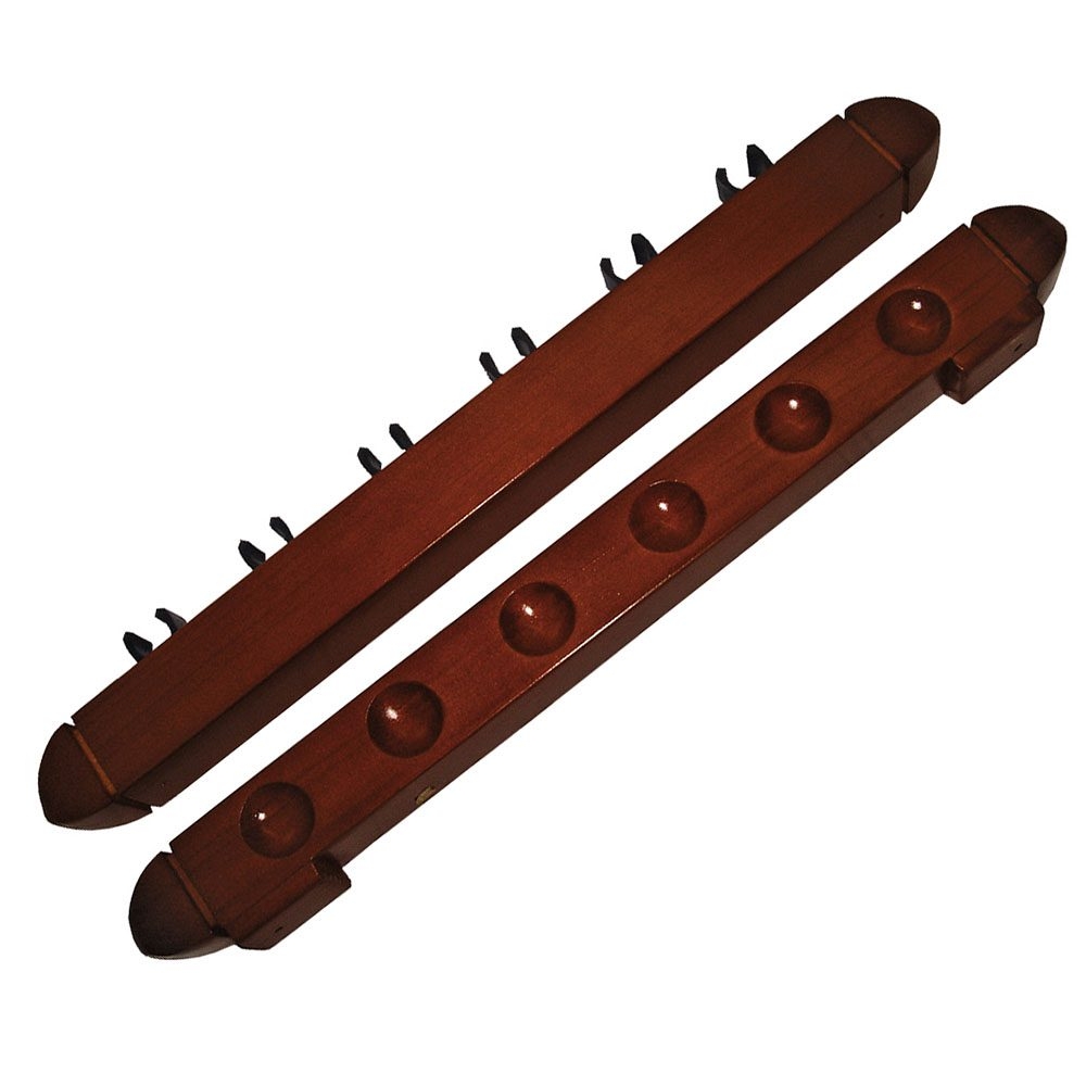 plastic cue rack walnut 1 1