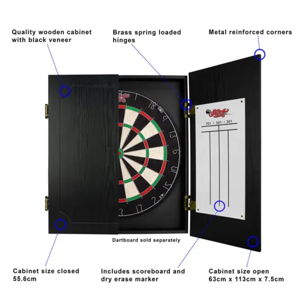 Quantum Wooden Cabinet Black - Image 3