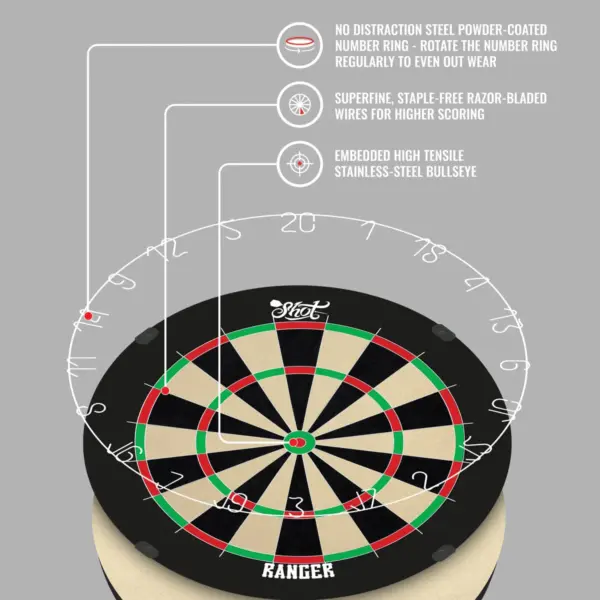 Ranger Bristle Dartboard - Image 2