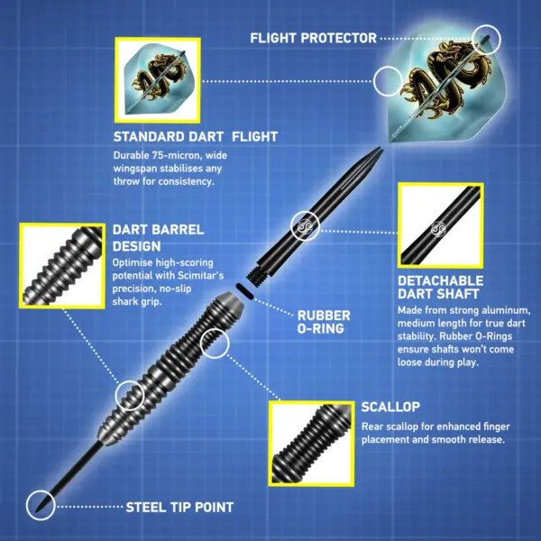 Scimitar Dart Set - Image 3