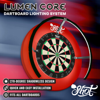 Shot LumenCore Dartboard Lighting System