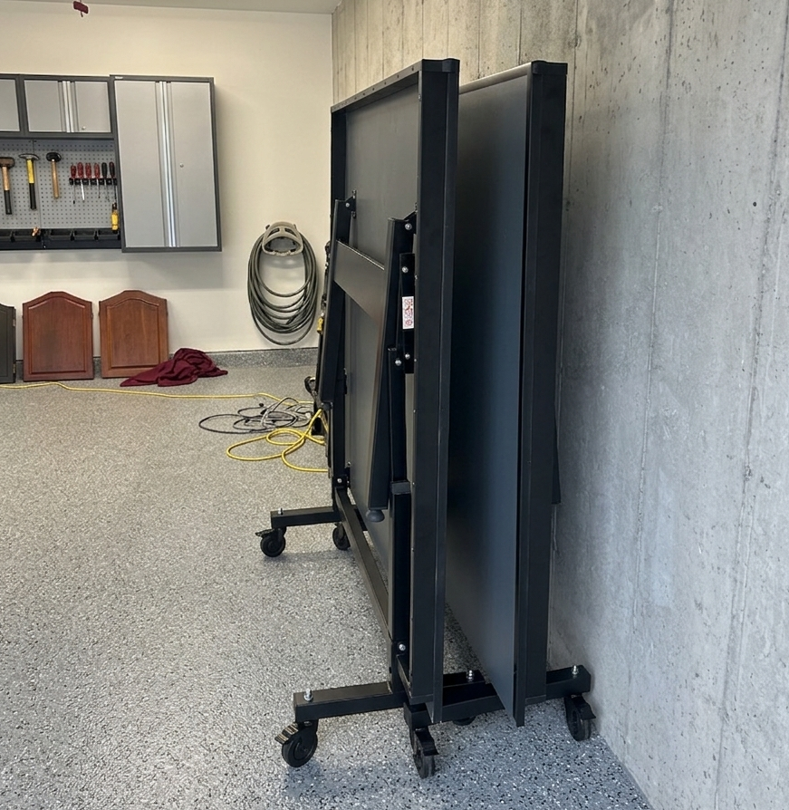 folded ping pong storage Foldable Table Tennis - Image 3